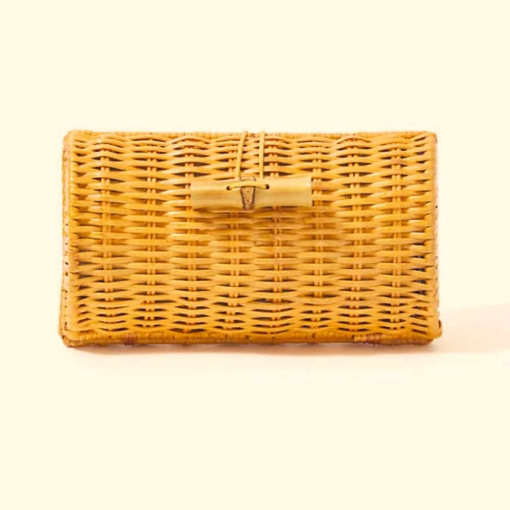 BRAND NEW Lilly Pulitzer Wicker Case